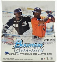 2020 Bowman Chrome MLB Baseball Hobby Box
